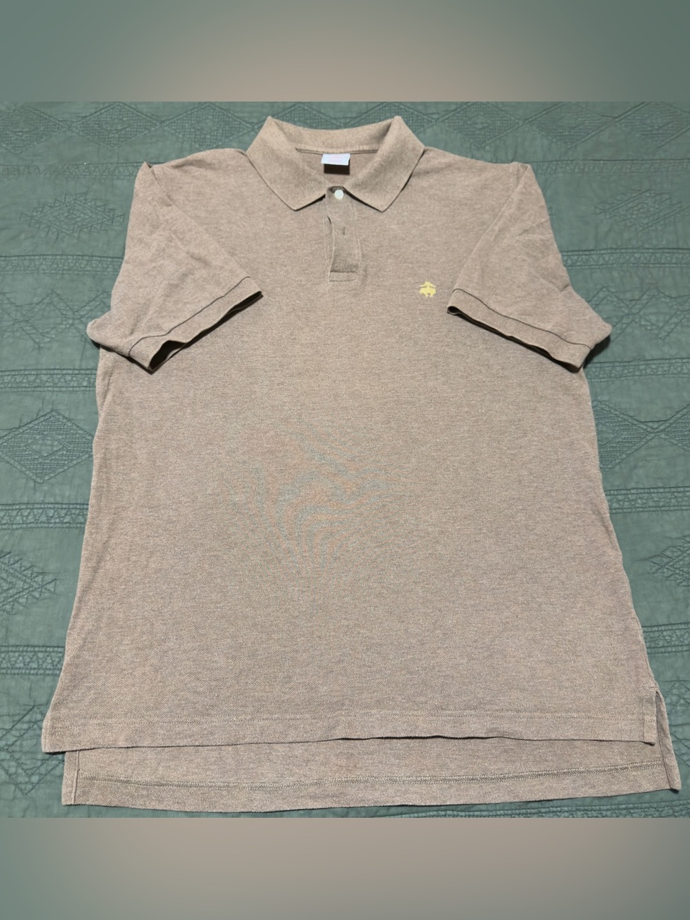 Brooks Brothers 346 Men’s Large Brown Cotton Polo